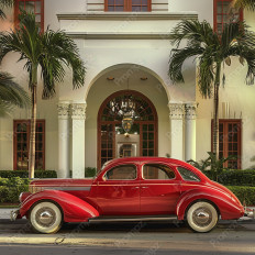 Midjourney V6 Prompt for Classic Vintage Cars Thumbnail for image example 3
