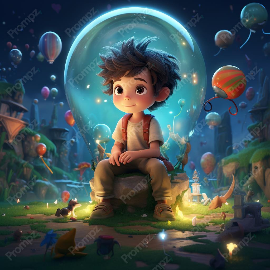 Preview of Midjourney Prompt Fairy Tale Art Kids Illustrations image example 1 Midjourney V5.2 Prompt for Fairy Tale Art Kids Illustrations Preview 1