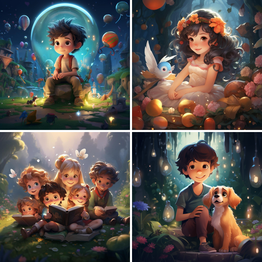 Fairy Tale Art Kids Illustrations