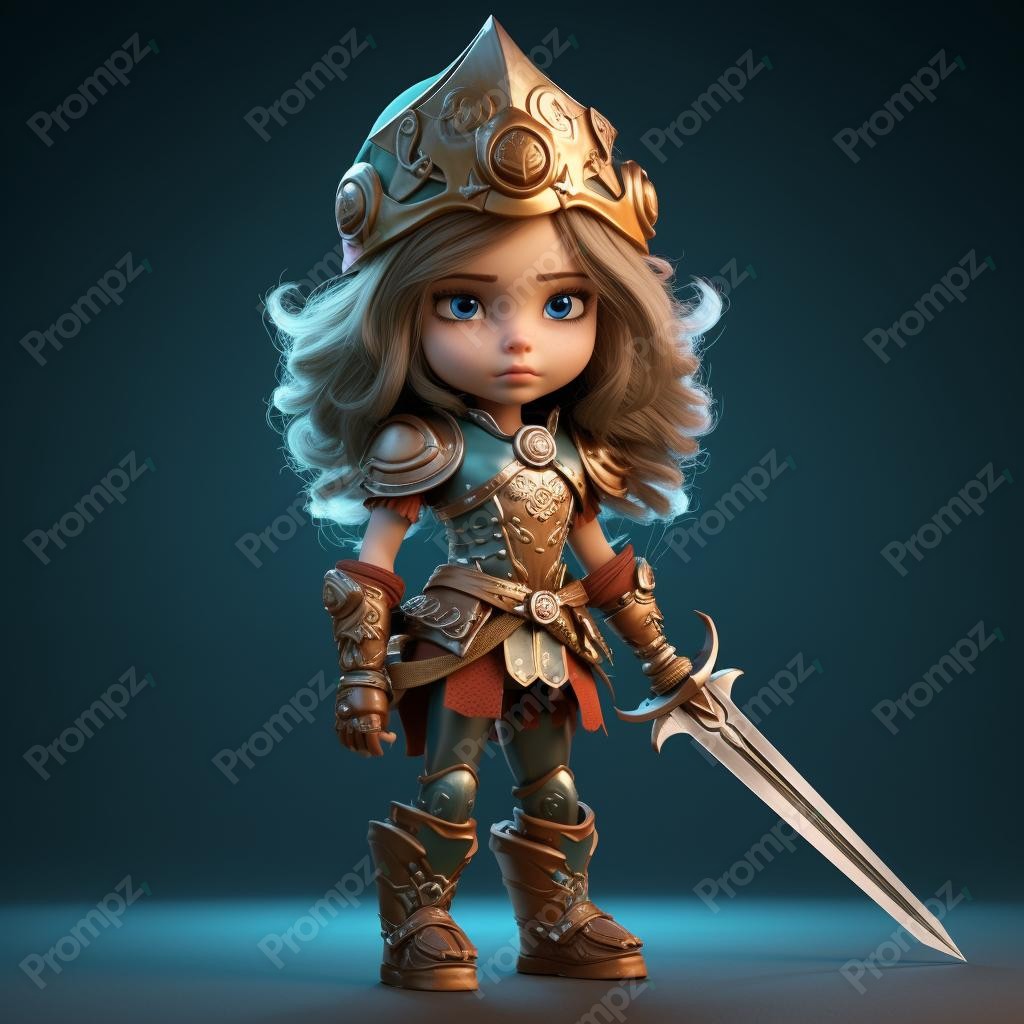 Midjourney V5.2 Prompt for 3D RPG Gaming Character Preview 4