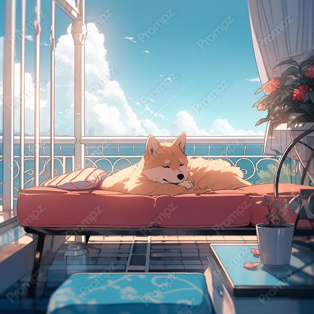 Preview of Midjourney Prompt Lofi Art Style image example 1 Midjourney V6 Prompt for Lofi Art Style Preview 1