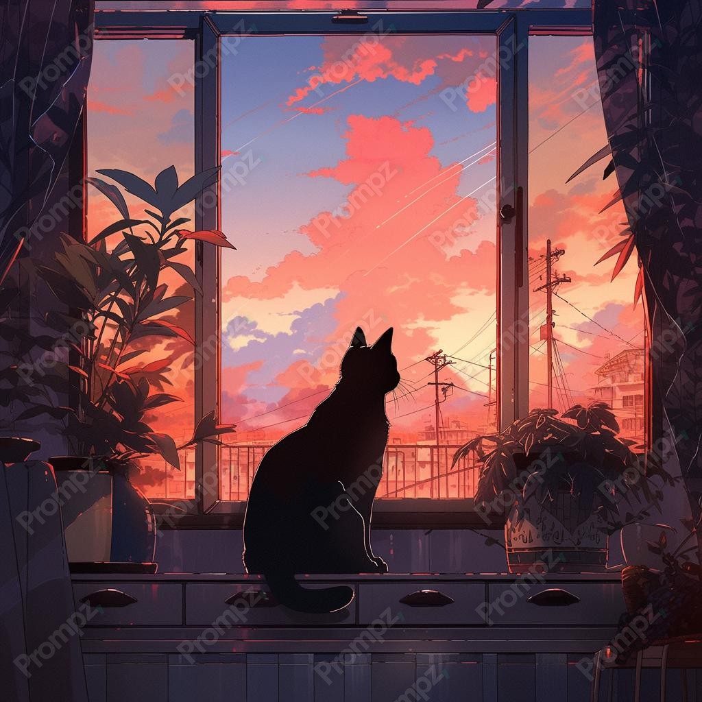 Midjourney V6 Prompt for Lofi Art Style Preview 3