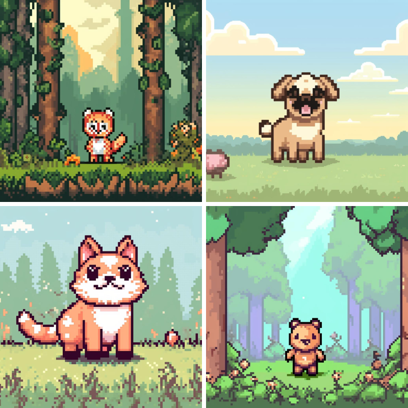 Pixel Animals