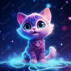 Midjourney V5.2 Prompt for Neon Animal Illustrations Thumbnail for image example 2