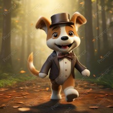 Midjourney V5.2 Prompt for Cartoon Illustration of Old Fashion Animals Thumbnail for image example 3