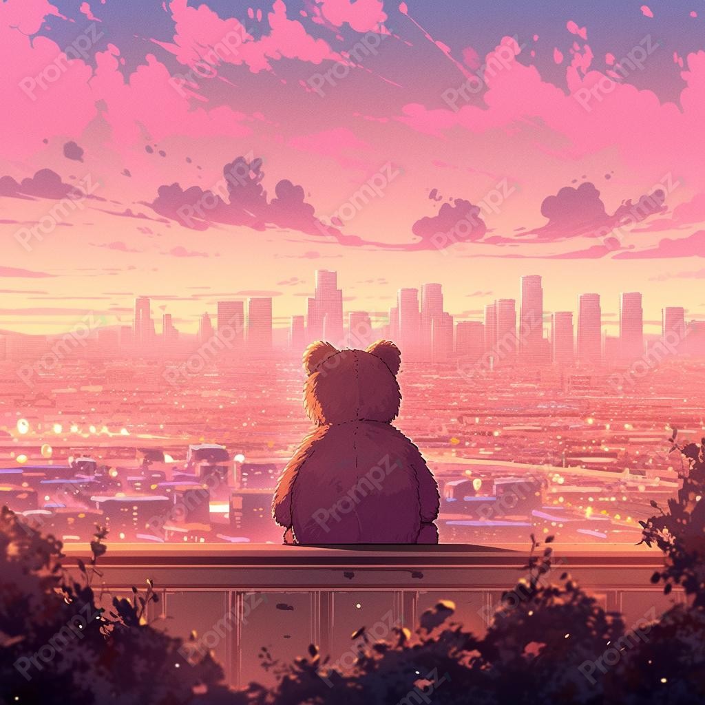 Midjourney V6 Prompt for Lofi Animals Preview 4