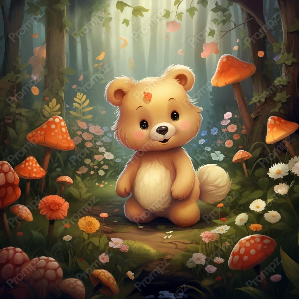 Midjourney V5.2 Prompt for Fairy Tale Animal Illustrations Preview 4