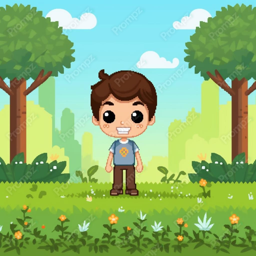 Midjourney V5.1 Prompt for Pixel Kids Preview 2