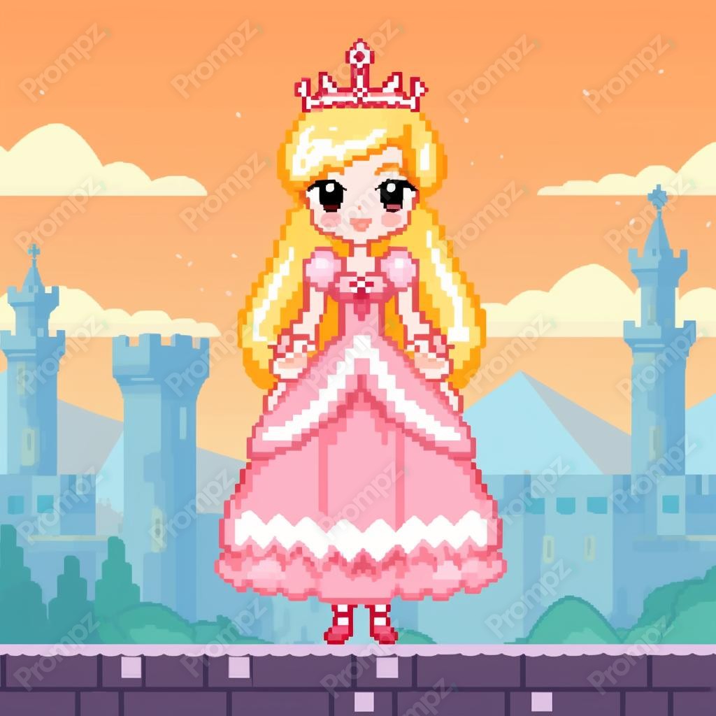 Midjourney V5.1 Prompt for Pixel Kids Preview 3
