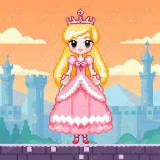 Midjourney V5.1 Prompt for Pixel Kids Thumbnail for image example 3