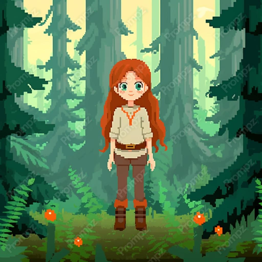 Midjourney V5.1 Prompt for Pixel Kids Preview 4