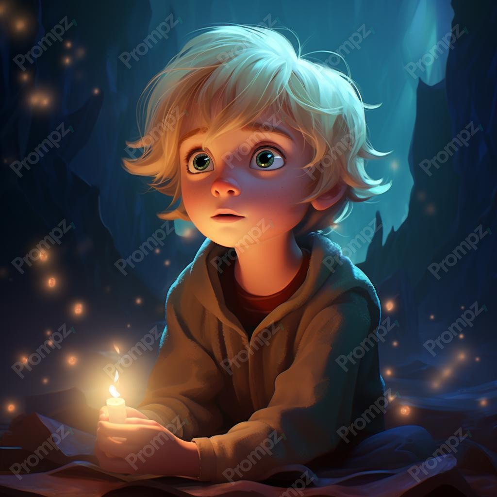 Midjourney V5.2 Prompt for Glowing Kids Cartoon Style Preview 3