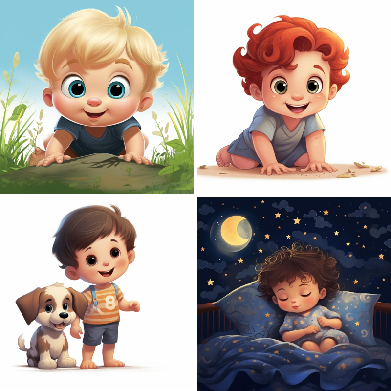 2D Cartoon Baby