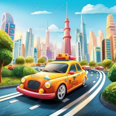 Midjourney V5.2 Prompt for Cartoon Vehicles Thumbnail for image example 2