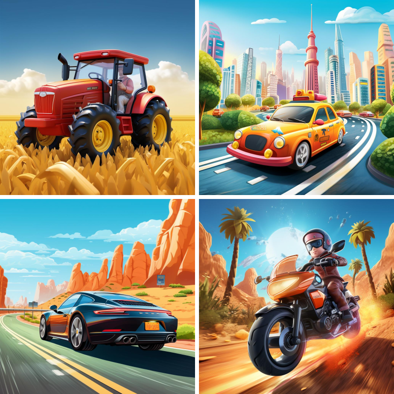 Cartoon Vehicles