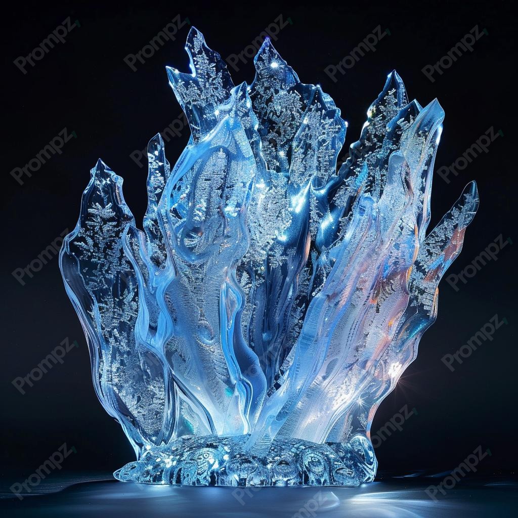 Preview of Midjourney Prompt Ice Art image example 3 Midjourney V6 Prompt for Ice Art Preview 3
