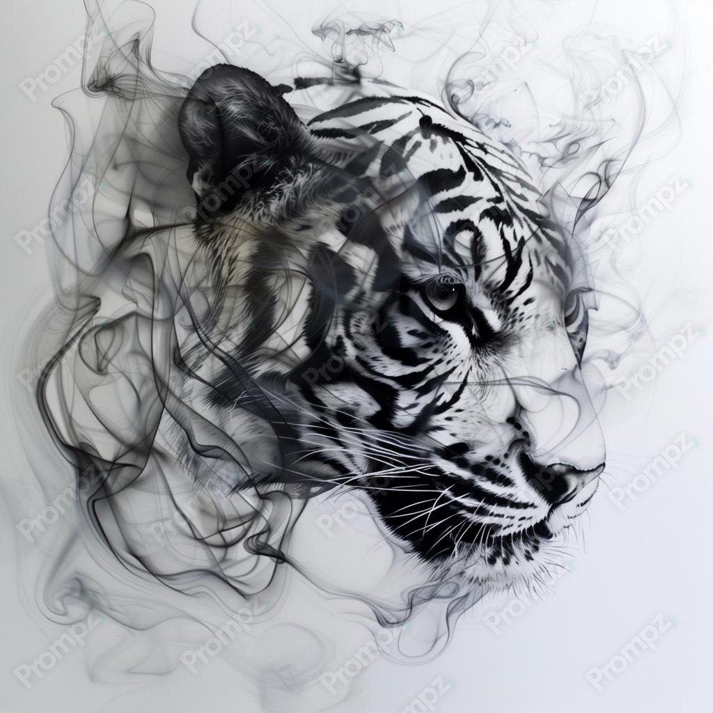 Midjourney V6 Prompt for Smoke Art Preview 2