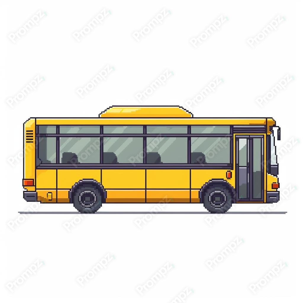Midjourney V6 Prompt for Pixel and Gaming Vehicles 2D Preview 2