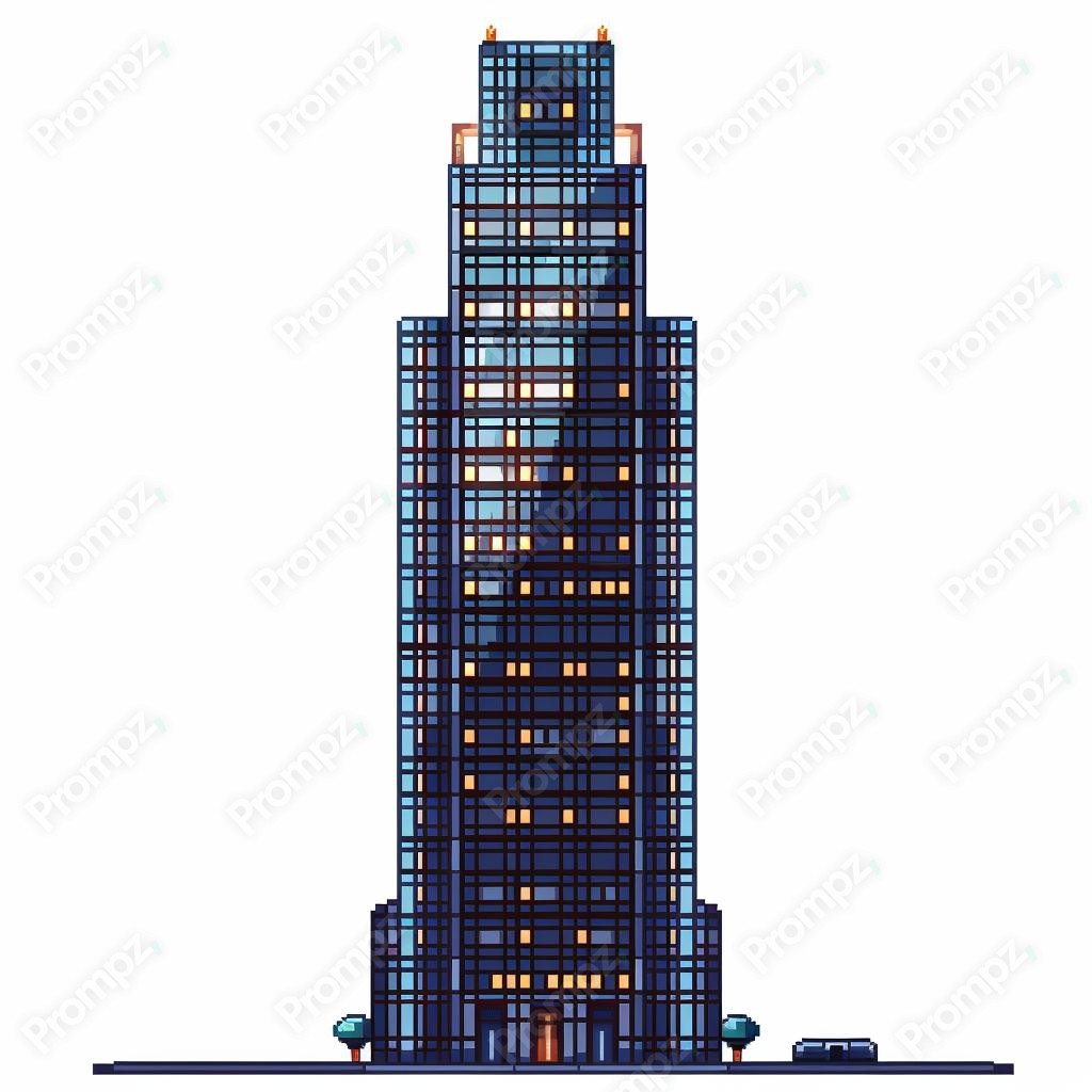 Preview of Midjourney Prompt Pixel and Gaming Buildings 2D image example 3 Midjourney V6 Prompt for Pixel and Gaming Buildings 2D Preview 3