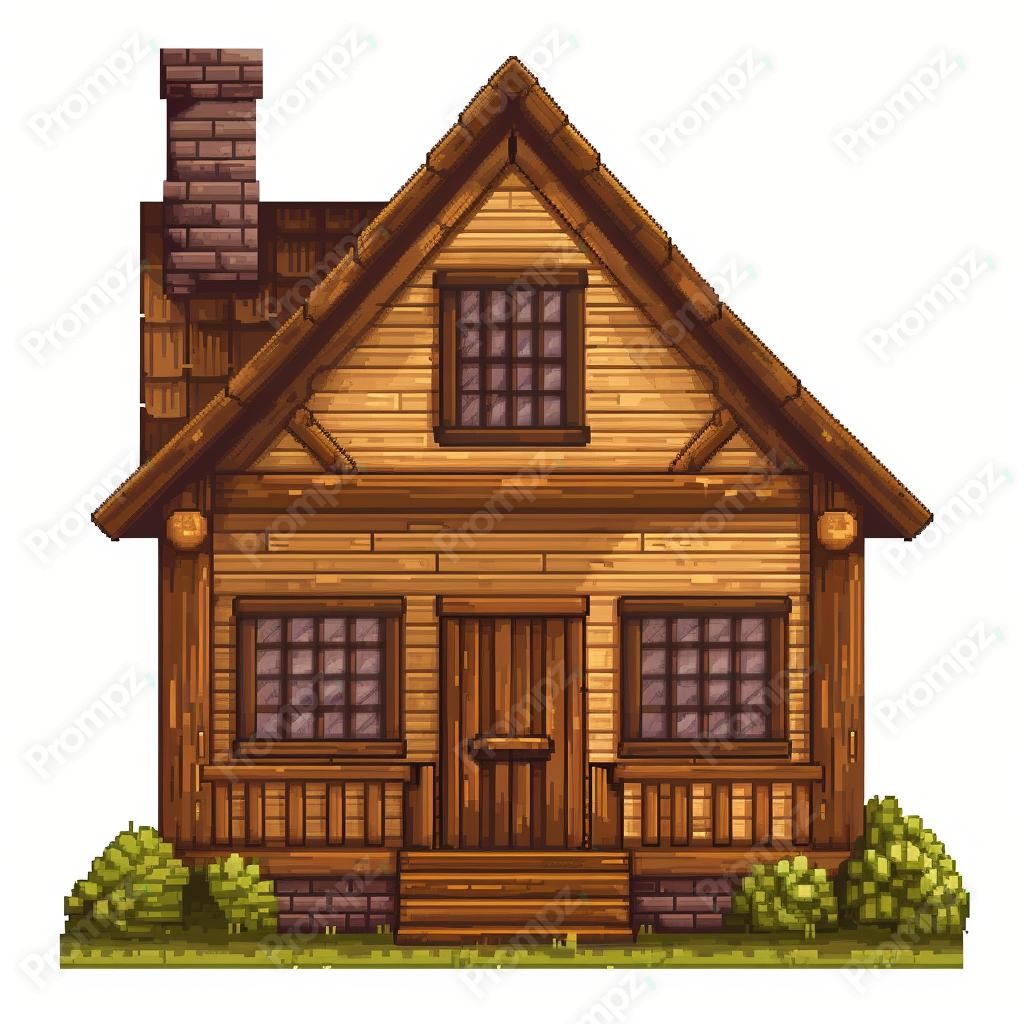 Preview of Midjourney Prompt Pixel and Gaming Buildings 2D image example 4 Midjourney V6 Prompt for Pixel and Gaming Buildings 2D Preview 4