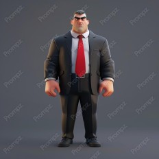 Midjourney V6 Prompt for 3D Gaming Character Thumbnail for image example 1