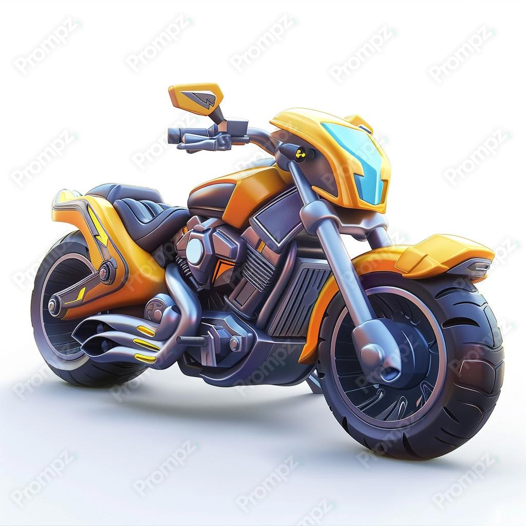 Midjourney V6 Prompt for 3D Gaming Vehicles Preview 3