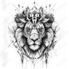 Midjourney V6 Prompt for Ink Illustrations for Tattoos Thumbnail for image example 4
