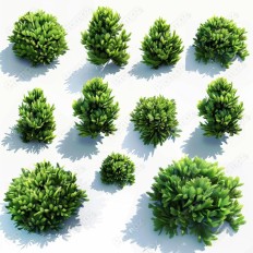 Midjourney V6 Prompt for 3D Gaming Asset Sheet for Plants and Flowers Thumbnail for image example 3