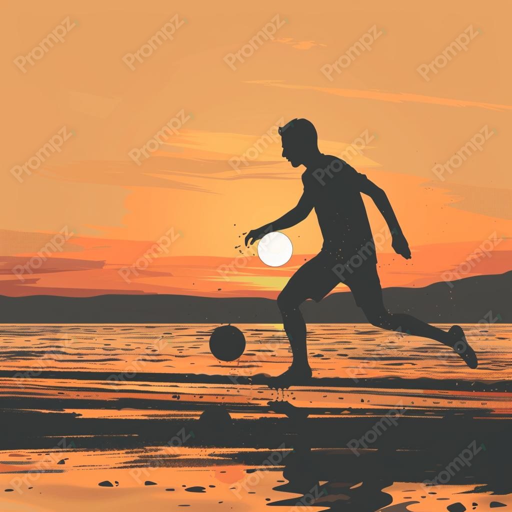 Midjourney V6 Prompt for Silhouette Illustrations of People Preview 1