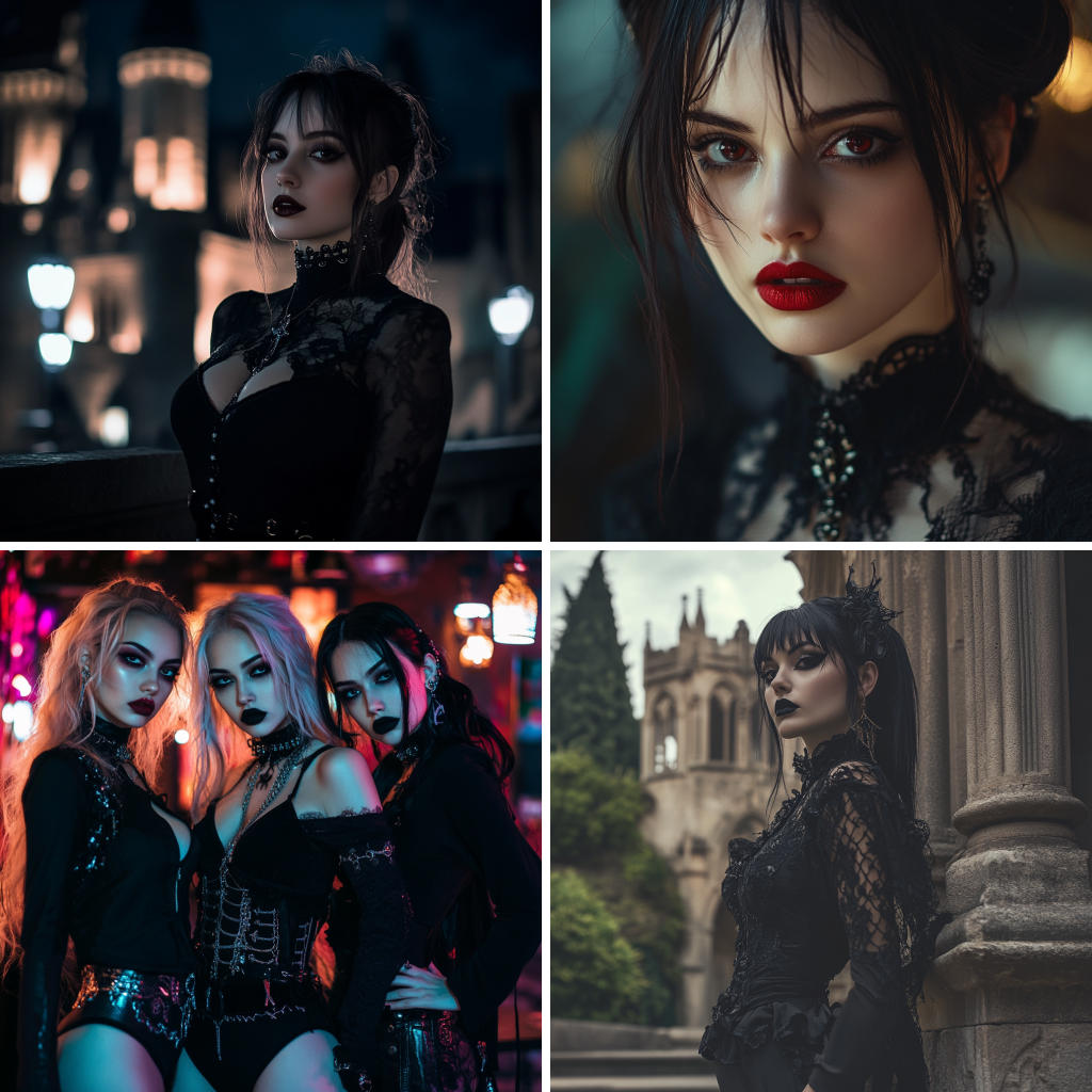 Gothic Beauty Image Generation Prompts