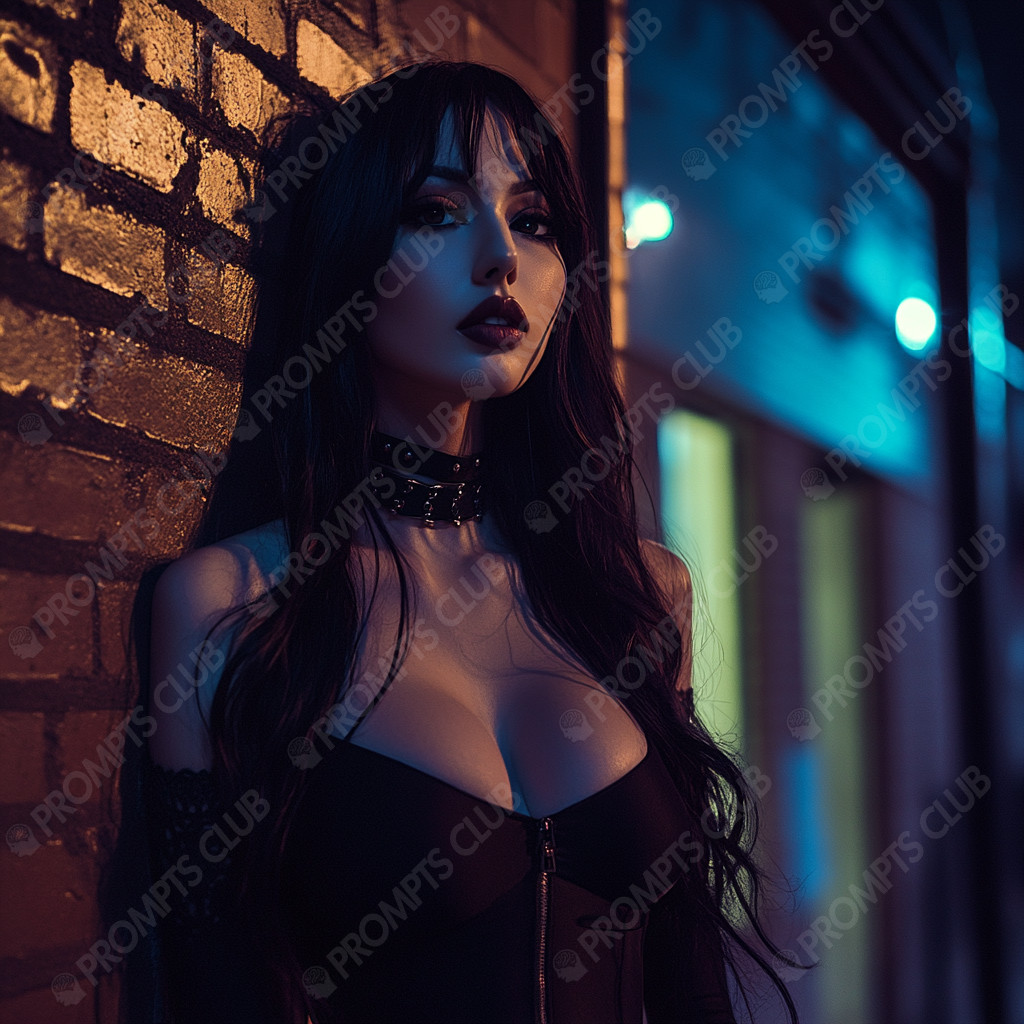 Midjourney V6 Prompt for Midjourney Goth Chick Prompts Preview 2