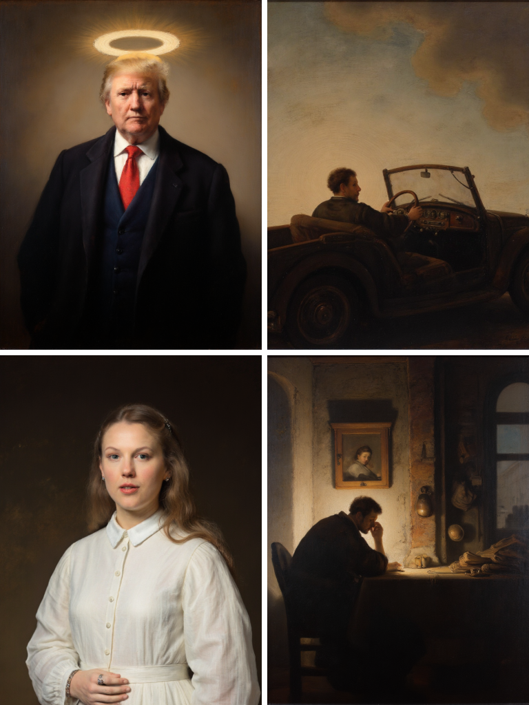 Flux AI undefined Model for Rembrandt Style