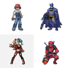 Pokemon Trainer Sprite PixelArt