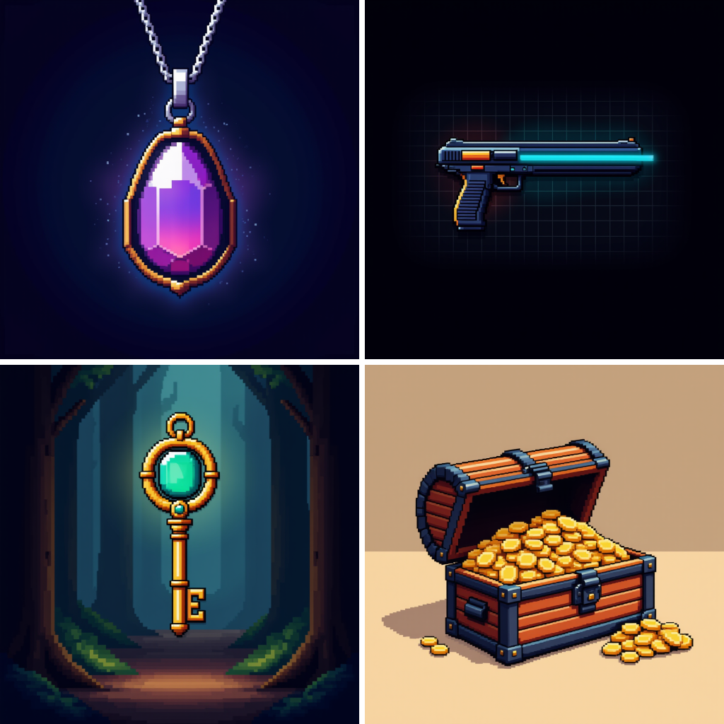 Flux AI undefined Model for Pixel game assets