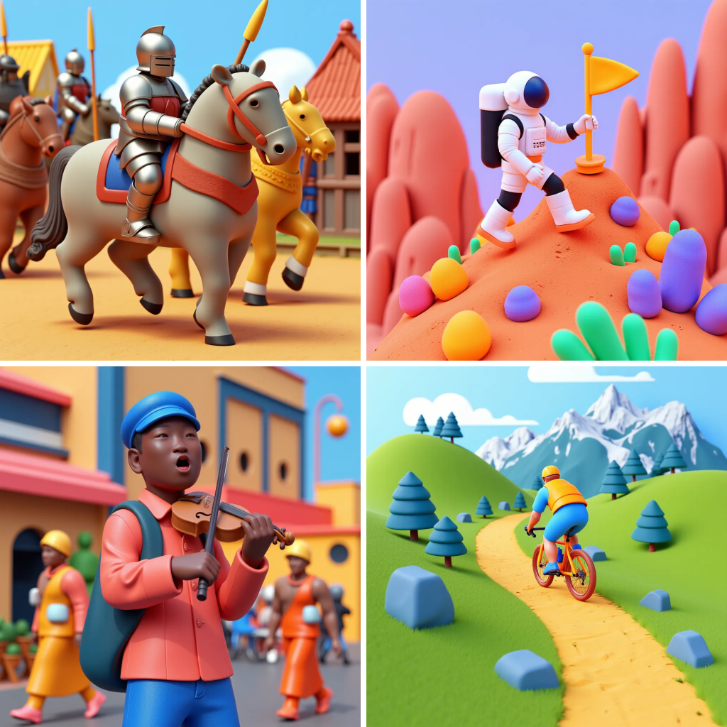Flux AI undefined Model for Cute 3D Style