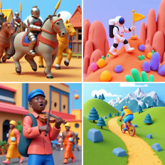 Cute 3D Style