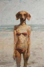 Midjourney V7 Prompt for Аn anthropomorphic dog-woman Thumbnail for image example 1